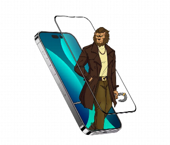 Express Delivery - Green Lion 3D Curved Tempered Glass For Iphone 14 Pro Max Clear - ID 7151407