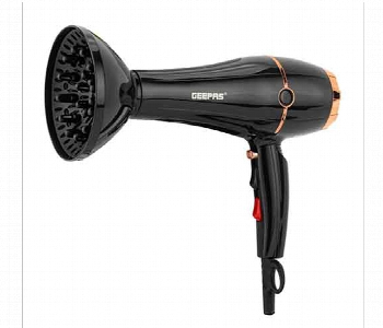 Express Delivery - Geepas Ghd86069 Professional 2200W High Speed Hair Dryer With Powerful Motor And Heat Control Settings - ID 7151464