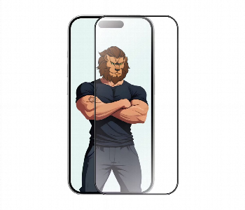 Express Delivery - Green Lion 3D Silicone Plus High Definition Edge Glass For Iphone 16 Pro  Clear - ID 7151526