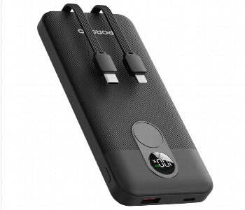Express Delivery - Porodo 10000Mah Powerbank 2Xtype C  Black - ID 7151602