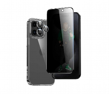 Express Delivery - Green Lion 4 In 1 Defender Pack Privacy For Iphone 15 Pro Max - ID 7151652