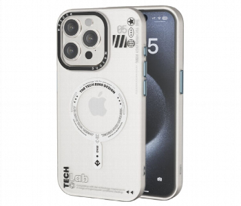 Express Delivery - Mezone Tech Magnetic Case Iphone 14 Pro  White - ID 7151657