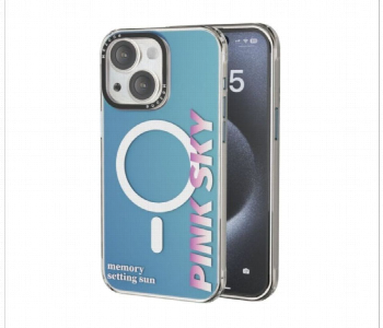Express Delivery - Mezone Memory Magnetic Case Iphone 15 Pink - ID 7151677