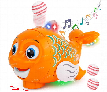 Express Delivery - Musical Fish Toy Sound Light 110043 - ID 7151694