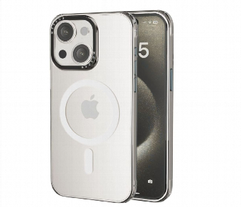 Express Delivery - Mezone Clear Magnetic Case Iphone 14  White - ID 7151732