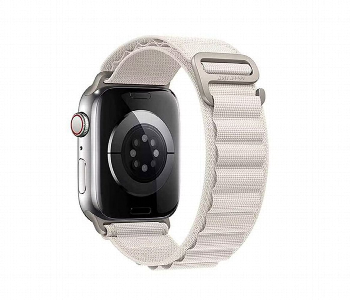 Express Delivery - Green Lion Alpine Loop Nylon Watch Band 42 Or 44 Or 45 Or 49Mm White - ID 7151801