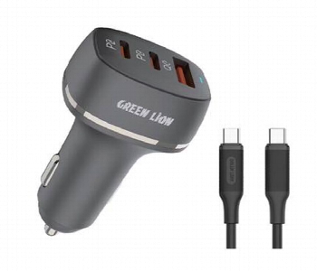 Express Delivery - Green Lion Dual Pd And Qc 3.0 50W Car Charger With Usb C To Usb C Cable - ID 7151804