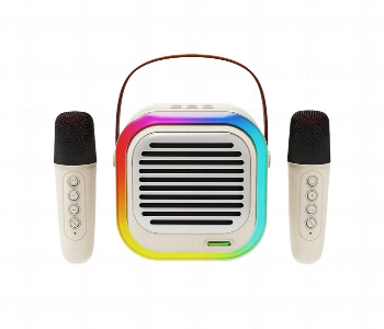 Express Delivery - Green Lion Duet Echo Karoke Speaker Beige - ID 7151809