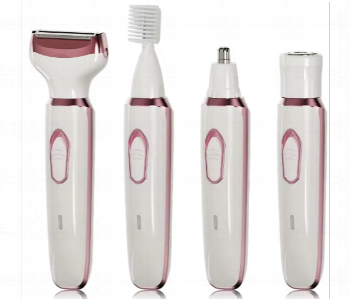 Your Best Beard Starts Here For 4 In 1 Hair Removal Kit Rechargeable Trimmer For Women Face Body Bikini Shaver Nose Hair Remover Smooth Skin - ID 7151924