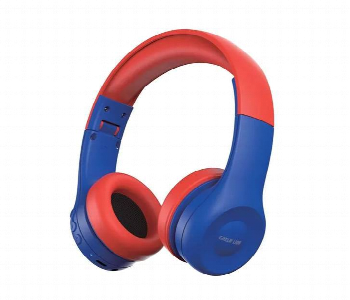 Express Delivery - Green Lion Gk 100 Kids Wireless Headphone Red Blue - ID 7151975
