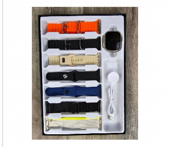 Express Delivery - Udotz Smart Watch S10 Mini With 7 Straps - ID 7151982