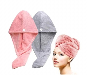 Hair Dry Cap Set Of 2Pieces          Drycap Front View - ID 7152006