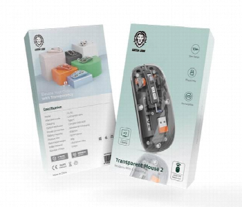 Green Lion Transparent Mouse 2  Mouse2 Front View - ID 7152026