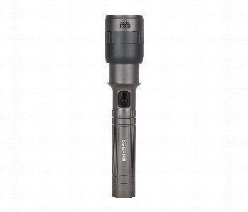 Express Delivery - Geepas Gfl51081Z 60W Digital Zoomable Led Flashlight Laser With 15 Hours Continuous Working - ID 7152055