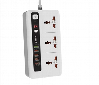 New Arrivals For Porodo Power Hub With Power Socket Strip White - ID 7152089