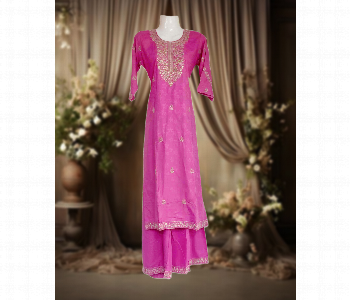 Suti Kurta  Designed To Be Both Stylish And Comfortable. Front View - ID 7152119