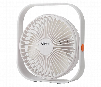 Express Delivery - Clikon Ck2037 6 Inch 10W Portable Rechargeable Box Fan With Smooth Airflow - ID 7152142