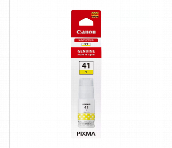 Canon Gi 41 Yellow Ink Bottle  Gi41Yellow Front View - ID 7152161