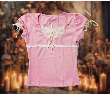 Express Delivery - Crop Tee Best Quality New Model Babe Pink Colour - ID 7152182