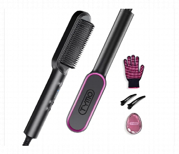 Express Delivery - Tymo Hair Straightening Comb Hc100 Ring Black - ID 7152236