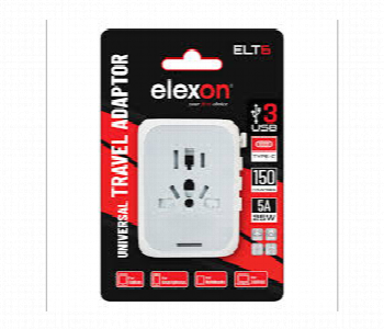 Elexon Universal Travel Adaptor Elt6 Front View - ID 7152248