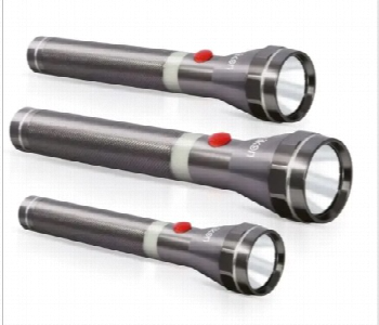 Express Delivery - Clikon Ck8012 3Pcs 2Sc 5W Portable Led Flashlight Combo - ID 7152295
