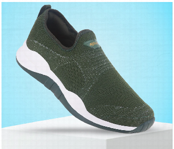 Express Delivery - Sparx Sm 946 Shoes For Men Uk7 Eu41 Ft Green Gold - ID 7152320