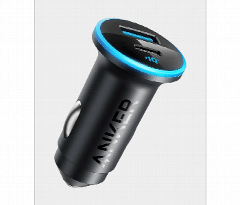 Anker 112W 6 Port Gan Charger With 3 Usb C And 3 Usb A Fast Charging Black Front View - ID 7152350