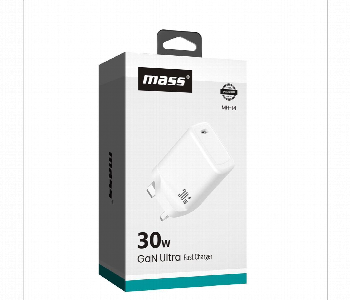 Express Delivery - Mass 30W Gan Ultra Fast Charger Adapter Mh 14 - ID 7152433