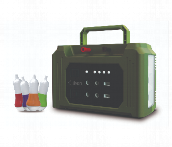 Express Delivery - Clikon Ck7070 5.5W 7000Mah Power Station With Solar Charging - ID 7152452