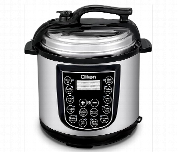 Express Delivery - Clikon Ck2720 6L 1000W Multifunctional Electric Pressure Cooker With 13 Built In Pre Set Function And Led Display - ID 7152728