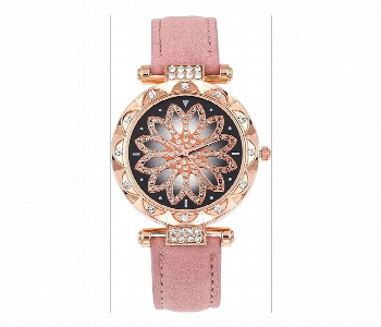 Express Delivery - Y14 New Product Ideas 2025 Luxury Starry Sky Round Pu Leather Strap Womens Watch - ID 7152757