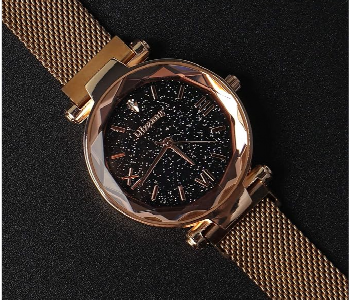 Express Delivery - Luxury Quartz Starry Sky Dial Ladies Wrist Watches Magnetic - ID 7152765