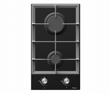 Express Delivery - Ferre Bl155 Built In 30Cm 2 Burner Gas Hob Black Glass Made In Turkey - ID 7152798