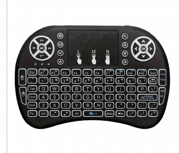 Backlit Mini Wireless Handheld Remote Keyboard Mouse Touchpad Front View - ID 7152851