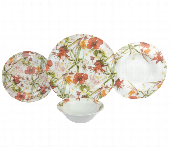 New Arrivals For Kutahya Ku 24P Ast Porcelain 24 Pieces Dinner Set Assorted Pattern - ID 7152879
