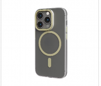 Express Delivery - Levelo Magsafe Glory Back Case For Iphone 14 Pro Matte Clear Champagn Eleve - ID 7152905