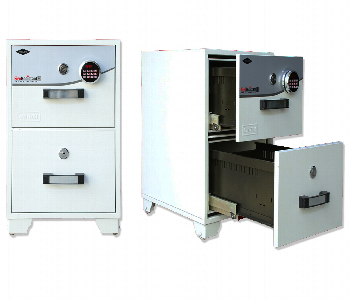 Express Delivery - Welko Frc2.Ekt 2 Drawer Fireproof Filing Cabinet With Electronic Lock . 170Kg - ID 7152926