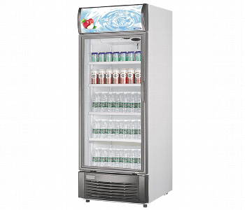 Express Delivery - Zenan Showcase Cooler Zsc.lg382Bf 382L Glass Door Lock Fast Cooling - ID 7152939