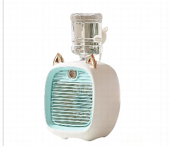 Express Delivery - Little Fox Spray Cooling Fan Blue - ID 7153001