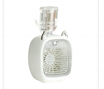 Express Delivery - Little Fox Spray Cooling Fan White - ID 7153002