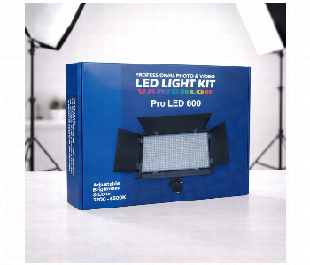 Express Delivery - Led Light Kit Pro Led 600 With Stand Black Professional Photography Video Lighting Kit - ID 7153197