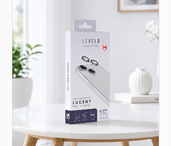 Express Delivery - Levelo Lucent Duo 9H Camera Lens Protector Iphone 15 And 15 Plus Titanium Lvlldcl15Tt - ID 7153363