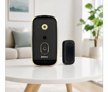 Express Delivery - Jmary Mf 6 Smart Video Doorbell Black Wireless Security Door Bell With Camera - ID 7153456