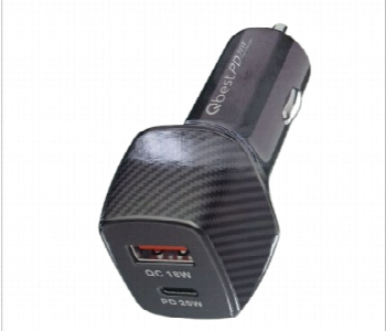 Express Delivery - Qbest Qb 15Pd Dual Port Pdqc 38W Car Charger - ID 7153529