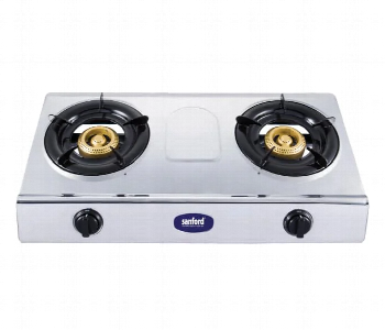 Express Delivery - Sanford Sf5356Gc Steel Cast Iron Double Burner Lpg Stove With Stainless Steel Frame - ID 7153560