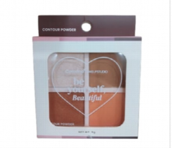 Express Delivery - Colorina Makeup Studio Be Yourself Beautiful 4 Color Contour Powder No.1 - ID 7153699