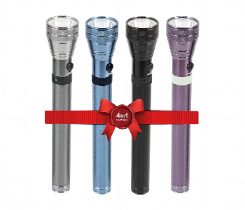Express Delivery - Sanford Sf6206Slc Bs A 4000Mah 5W 4 In 1 Rechargeable  Cree Led Flashlight - ID 7153716