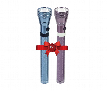 Express Delivery - Sanford Sf6207Slc Bs A 2 In 1 5W Cree 5000Mah Rechargeable Led Flashlight - ID 7153718