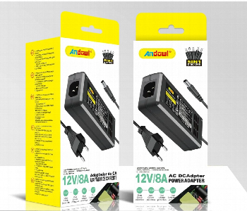 Express Delivery - Andowl Qdc1266 12V 8Amp Adaptor With Uk Plug - ID 7153832